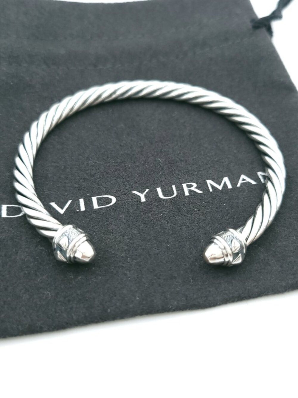 DAVID YURMAN Sterling Silver Cable 5mm Renaissance Bracelet New Style